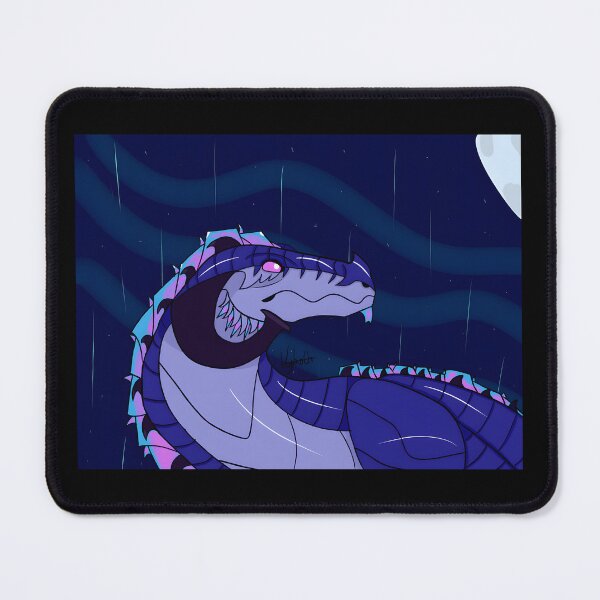 Item preview, Majestic Dragon in Rainy Night Sky Artwork designed and sold by Fibi-studio.