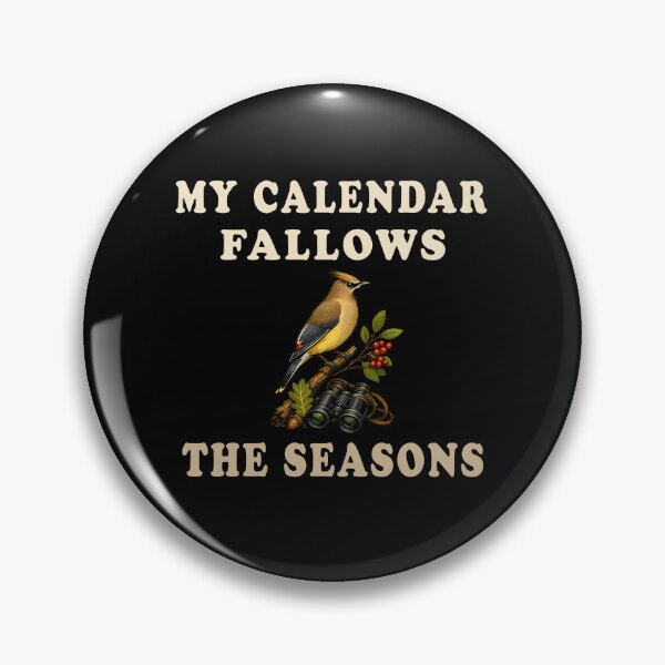 Item preview, My Calendar Follows the Seasons | Vintage Birdwatcher Lifestyle Design designed and sold by Mambila.