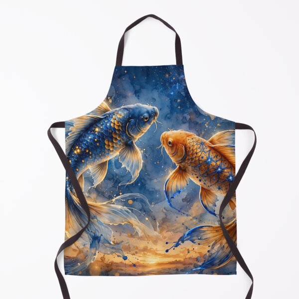 Item preview, Sapphire & Amber - Celestial Drift Koi designed and sold by PrettyCrypt.