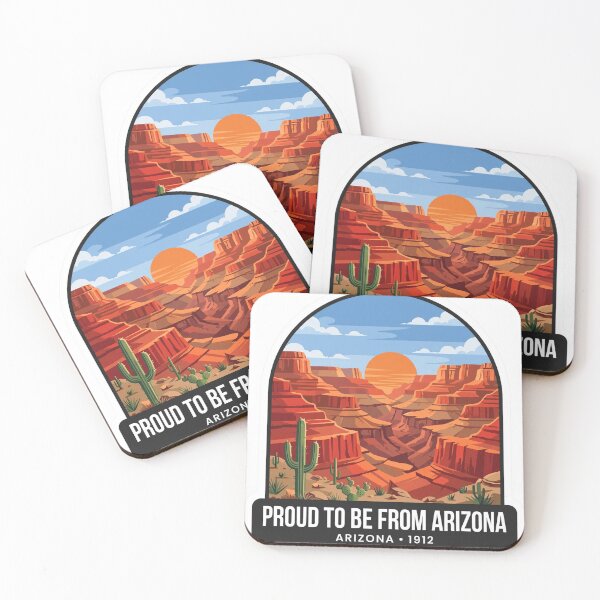 Item preview, Proud To Be From Arizona Grand Canyon Badge Vintage National Park Sticker designed and sold by Tininai.