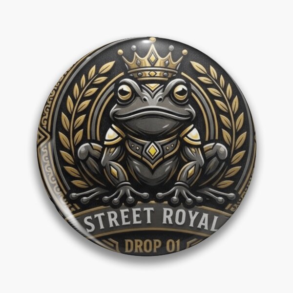 Item preview, The Official Black and Gold FroggyJacck Crest  designed and sold by FroggyJacck.