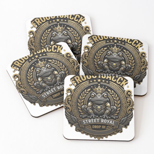 Item preview, The Official Black and Gold FroggyJacck Crest  designed and sold by FroggyJacck.