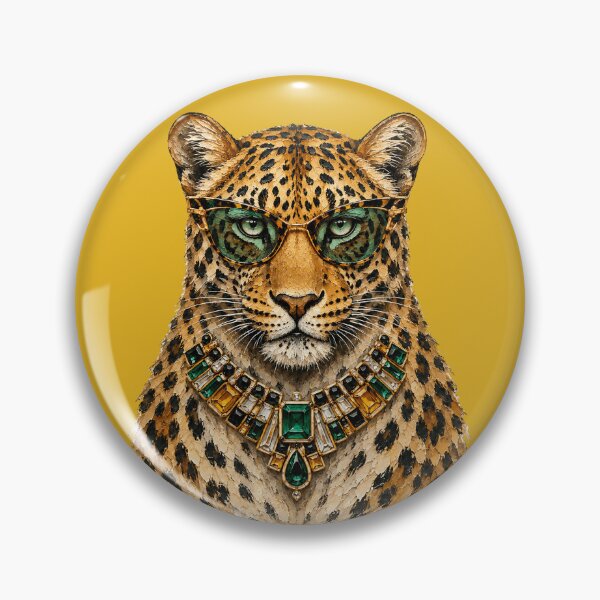 Item preview, Glam Leopard Bling - Emerald Green Sunglasses Big Cat Pop Art designed and sold by sportfantees.