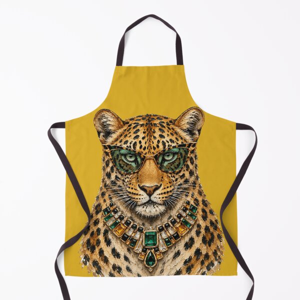 Item preview, Glam Leopard Bling - Emerald Green Sunglasses Big Cat Pop Art designed and sold by sportfantees.