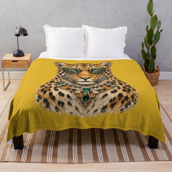 Item preview, Glam Leopard Bling - Emerald Green Sunglasses Big Cat Pop Art designed and sold by sportfantees.
