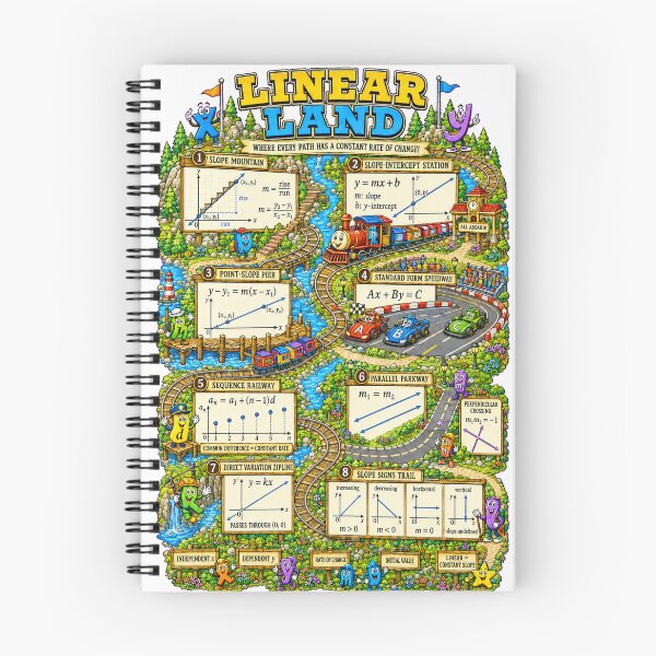 Item preview, Linear Land designed and sold by ForestaMath.