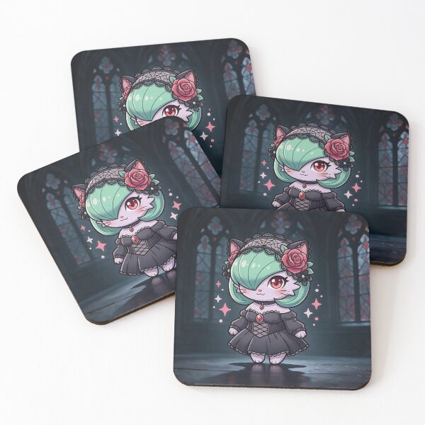 Item preview, Gothic Lolita Gardevoir Cat: Black Lace Dress designed and sold by CuteKats.