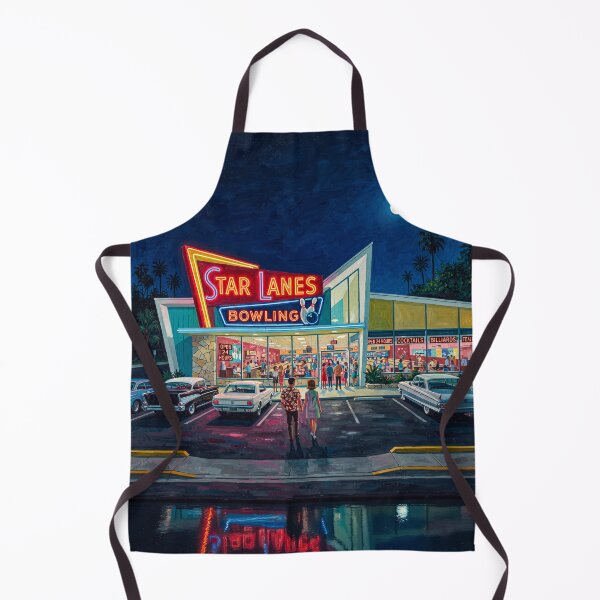 Item preview, Exterior Bowling Alley Neon Signs Pop Art designed and sold by Home Decor Art.