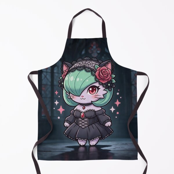 Item preview, Gothic Lolita Gardevoir Cat: Black Lace Dress designed and sold by CuteKats.