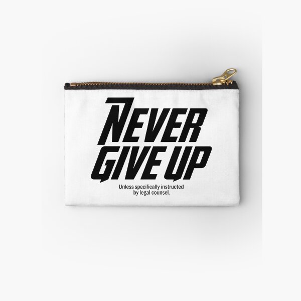 Item preview, Never Give Up Legal Counsel Humor designed and sold by MadcapPrints.