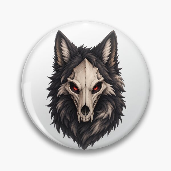 Item preview, Skull Wolf designed and sold by ghostkittenn.