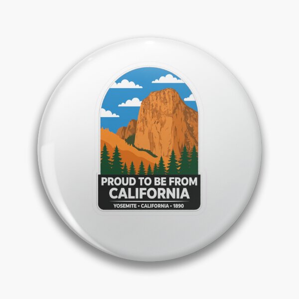 Item preview, Proud To Be From California Yosemite National Park El Capitan Vintage Badge designed and sold by Tininai.