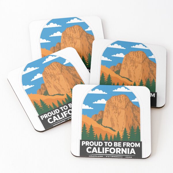 Item preview, Proud To Be From California Yosemite National Park El Capitan Vintage Badge designed and sold by Tininai.