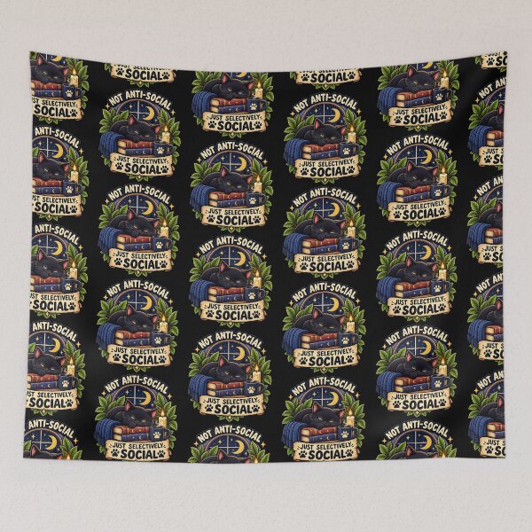 Item preview, Introvert Cozy Nights Dark Nature Animal Lover Design designed and sold by DarkRelicStudio.