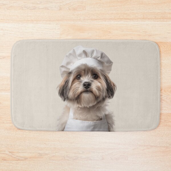 Item preview, Lowchen Chef Dog Funny Cooking Apron Hat Cute Pet Portrait designed and sold by LazyOwlStore.