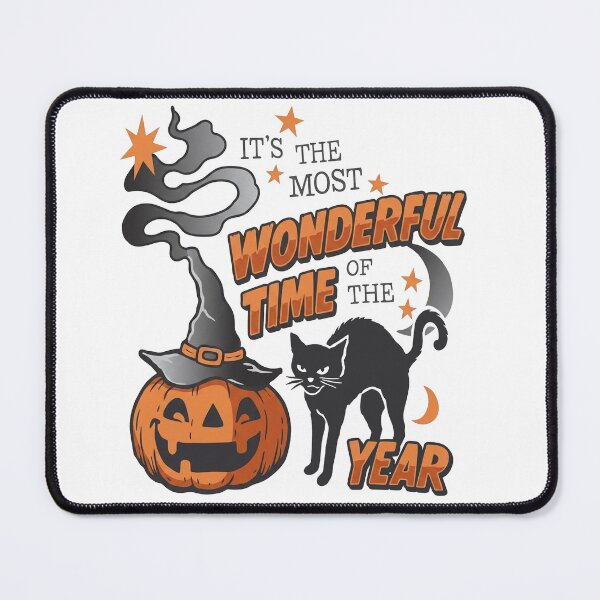 Item preview, Spooky Black Cat Witchy Pumpkin It's The Most Wonderful Time Of The Year Witchy Fall designed and sold by To101ARt.