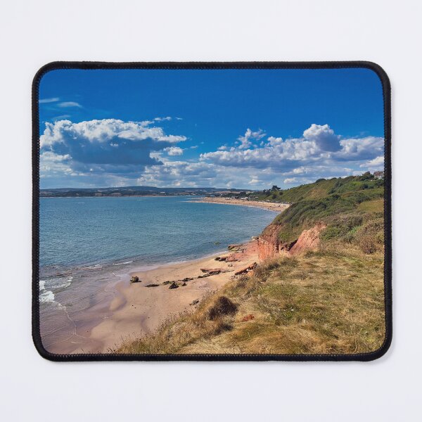 Item preview, Red Sandstone Cliffs Orcombe Point Exmouth Jurassic Coast Photography designed and sold by leonwoods.