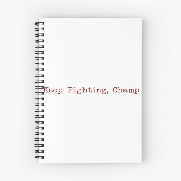 Item preview, Keep Fighting Champ – Motivational Boxing Fighter Quote T‑Shirt, Gym Apparel & Gift | Limited Edition designed and sold by Shitart.