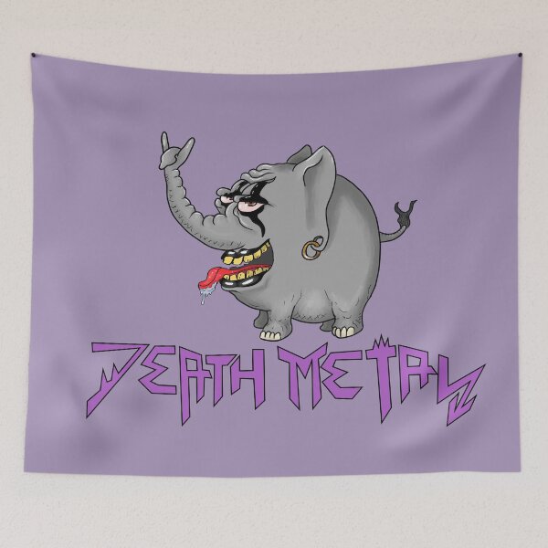 Item preview, Death Metal Elephant designed and sold by AyseAkcay.