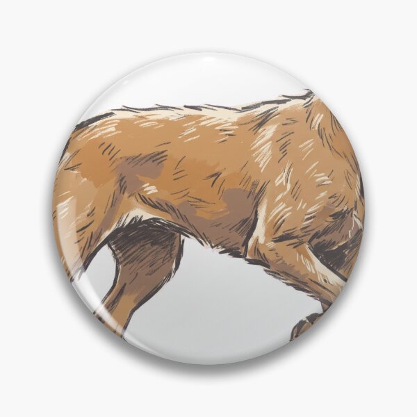Item preview, Wirehaired Vizsla Field Sketch Dog Portrait Art designed and sold by Ninjacatoff.