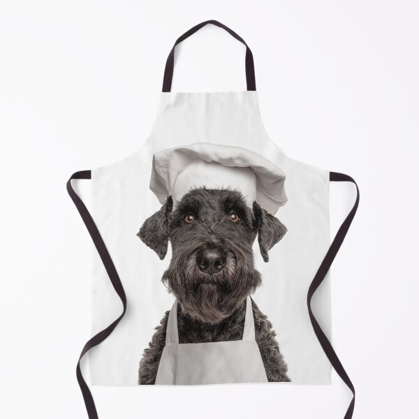Item preview, Kerry Blue Terrier Chef Dog Funny Cooking Apron Hat Cute Pet Portrait designed and sold by LazyOwlStore.