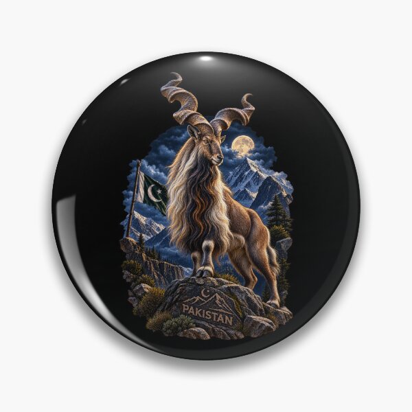 Item preview, Markhor - Guardian of the Pakistani Mountains designed and sold by redsharkuk.