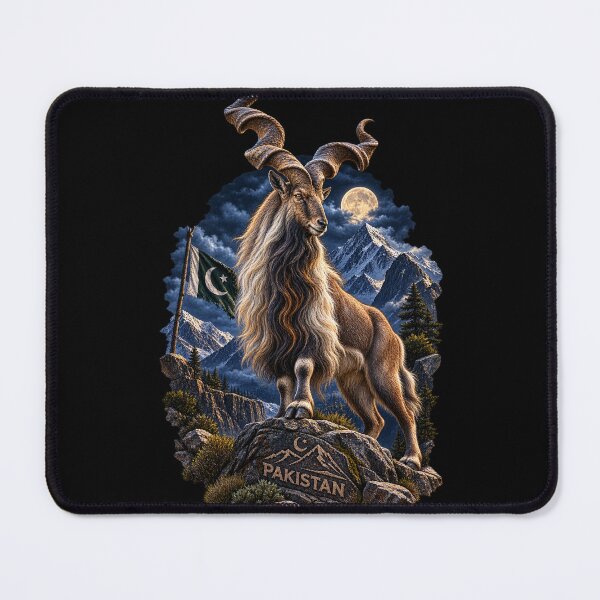 Item preview, Markhor - Guardian of the Pakistani Mountains designed and sold by redsharkuk.