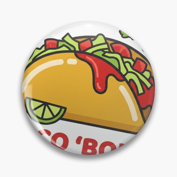 Item preview, Taco 'Bout It Funny Taco Lover Sticker Design designed and sold by Ninjacatoff.
