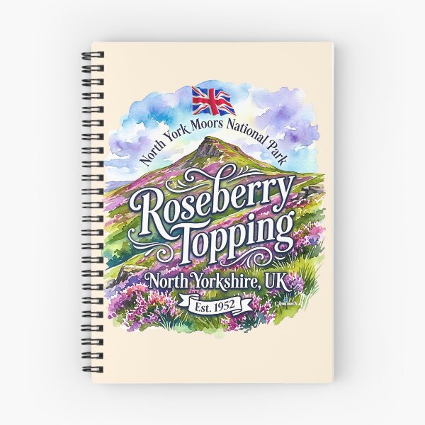 Item preview, Roseberry Topping Watercolor designed and sold by EvergreenPark - Tee Studio.