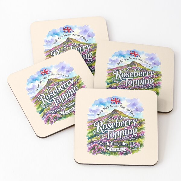 Item preview, Roseberry Topping Watercolor designed and sold by EvergreenPark - Tee Studio.