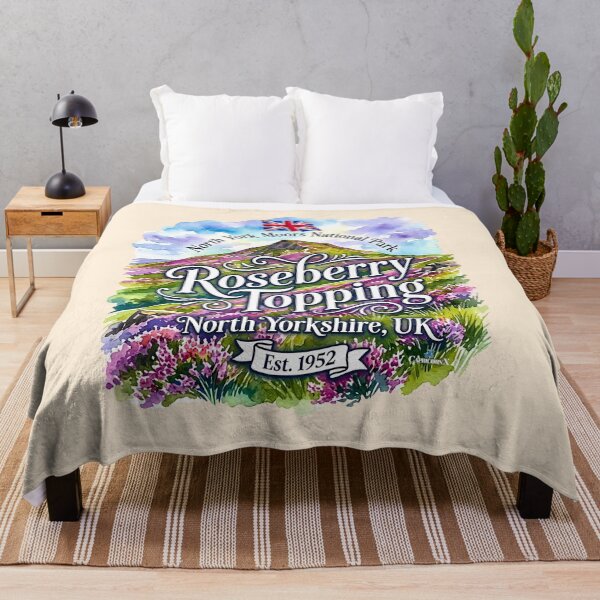 Artikelvorschau, Roseberry Topping Watercolor entworfen und verkauft von EvergreenPark - Tee Studio.
