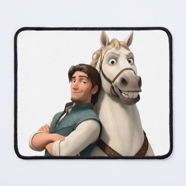 Item preview, Flynn Rider & Maximus – Funny Fairytale Adventure Character Design designed and sold by 4U---Store.