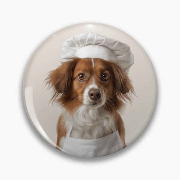 Artikelvorschau, Kooikerhondje Chef Dog Funny Cooking Apron Hat Cute Pet Portrait entworfen und verkauft von LazyOwlStore.