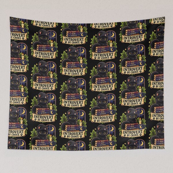 Item preview, Introvert Cozy Nights Dark Nature Animal Lover Design designed and sold by DarkRelicStudio.