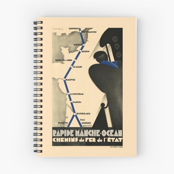 Item preview, Rapide Manche–Océan – Chemins de fer de l’État -  Roger de Valerio designed and sold by joshcartoonguy.