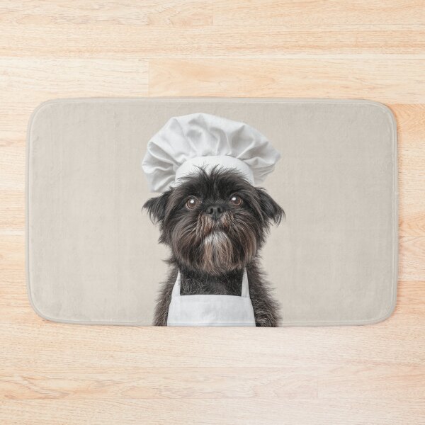 Item preview, Affenpinscher Chef Dog Funny Cooking Apron Hat Cute Pet Portrait designed and sold by LazyOwlStore.