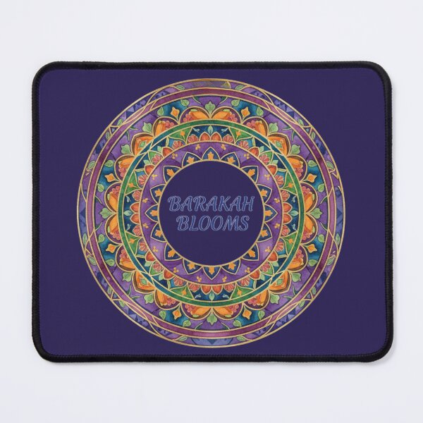 Item preview, Barakah Blooms – Colorful Islamic Floral Mandala Circle Design designed and sold by D-Islamic.