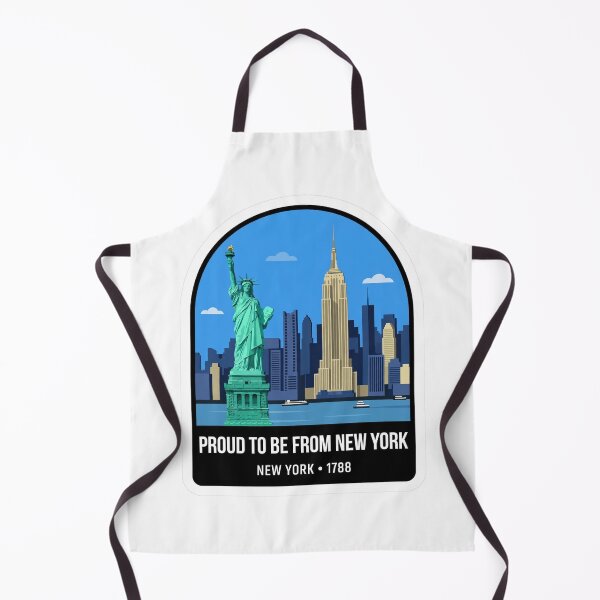 Item preview, Proud To Be From New York Statue Of Liberty NYC Skyline Vintage Badge designed and sold by Tininai.