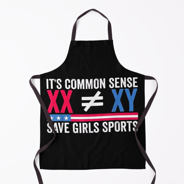 Item preview, It's Common Sense XX Does Not Equal XY Save Girls Sports Conservative American Flag designed and sold by Crookedorbit.