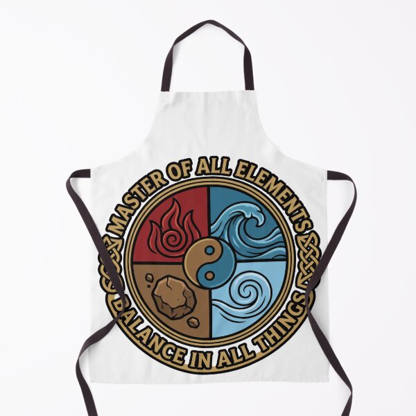 Item preview, Master Of All Elements Four Elements Badge Eastern Philosophy designed and sold by LunaMarkos.