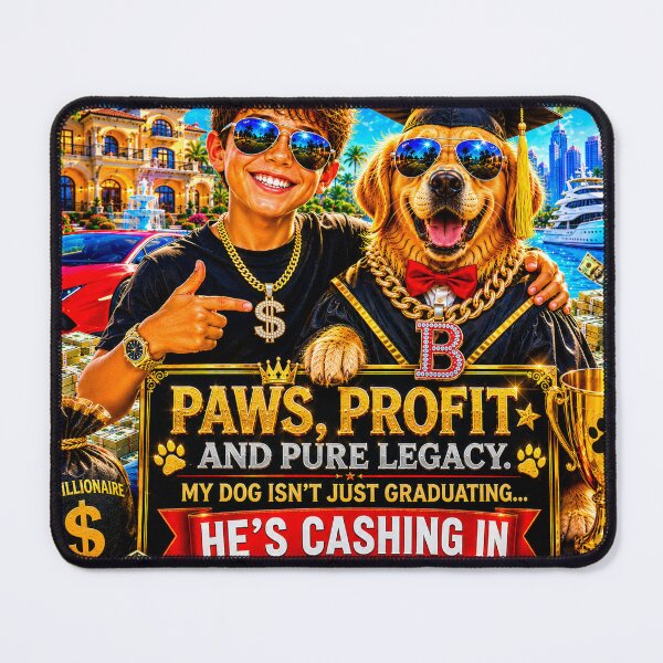 Item preview, Paws, Profit and Pure Legacy — He’s Cashing In Big! designed and sold by New Wave Artworks & Odds &Ends.