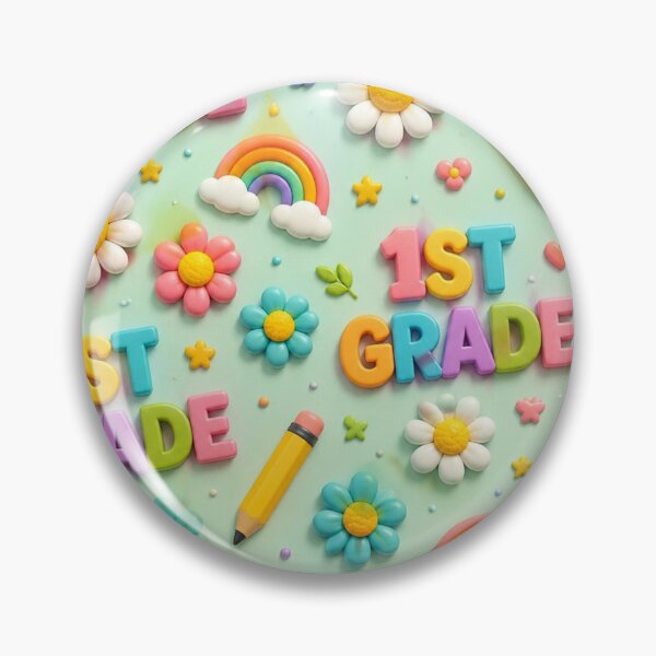 Item preview, 1st Grade Teacher Era Groovy Retro Daisy Back To School designed and sold by mo-carnival.