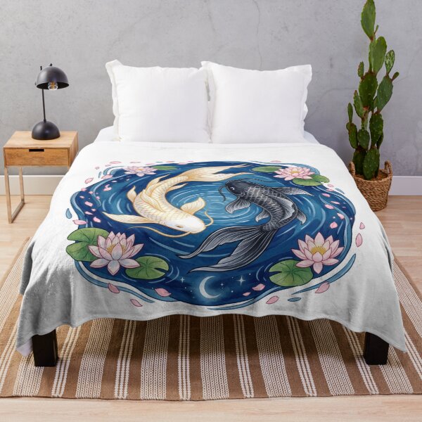 Item preview, Yin Yang Koi Fish Balance Eastern Philosophy Spiritual Art designed and sold by LunaMarkos.