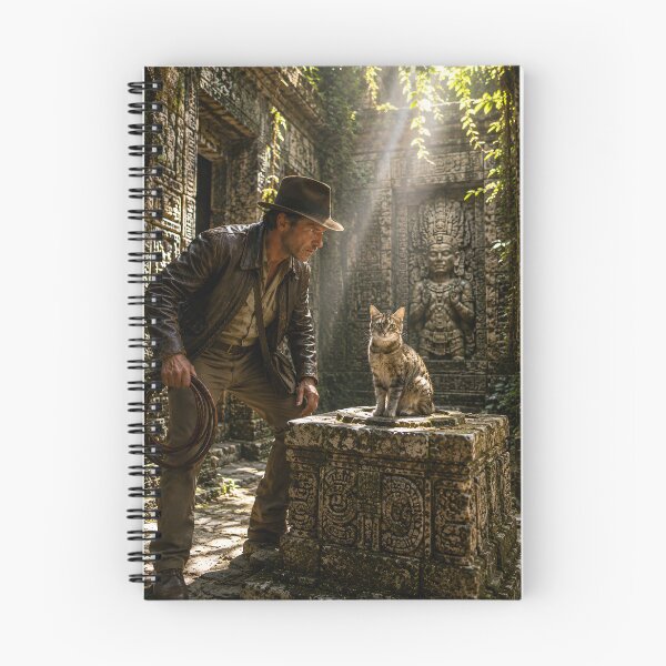 Item preview, Archeologist finds cat in temple designed and sold by WiseBow.