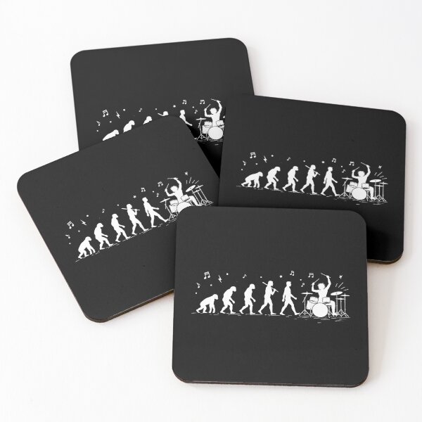 Item preview, Evolution Of Drummer Funny Music Drumming Silhouette designed and sold by Rahamkshop.