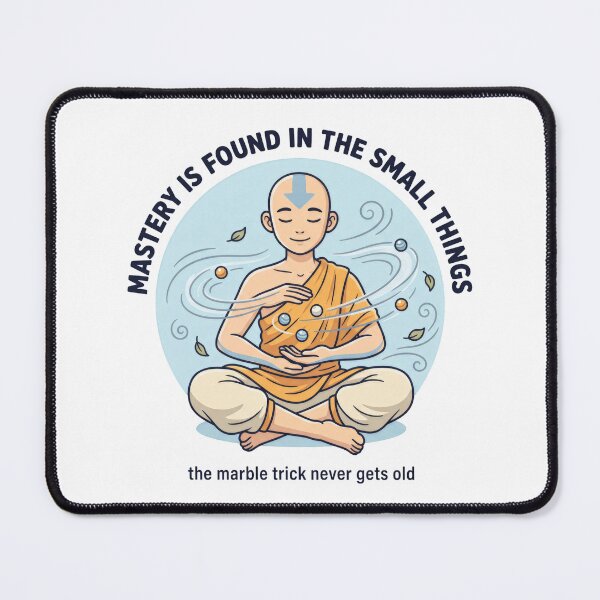 Item preview, Air Nomad Meditation Monk Flying Eastern Spiritual Philosophy designed and sold by LunaMarkos.