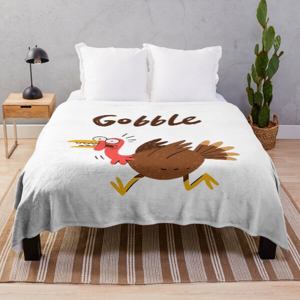 Item preview, Gobble Funny Running Turkey — Thanksgiving Humor Gift designed and sold by Ramona-Gliga.