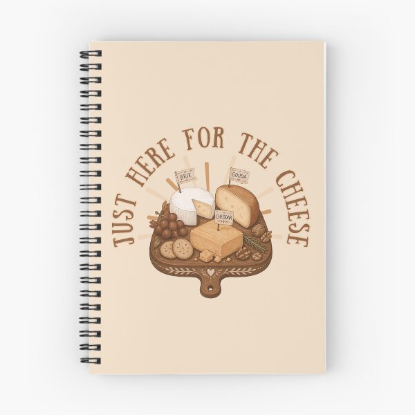 Item preview, Just Here For The Cheese – Cheddar, Brie & Gouda designed and sold by Shedronpanda.