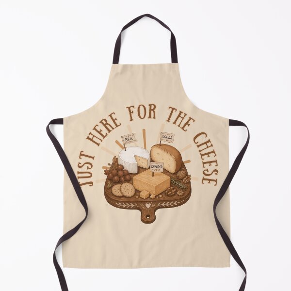 Item preview, Just Here For The Cheese – Cheddar, Brie & Gouda designed and sold by Shedronpanda.