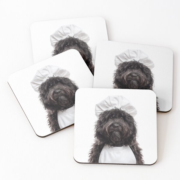 Item preview, Puli Chef Dog Funny Cooking Apron Hat Cute Pet Portrait designed and sold by LazyOwlStore.